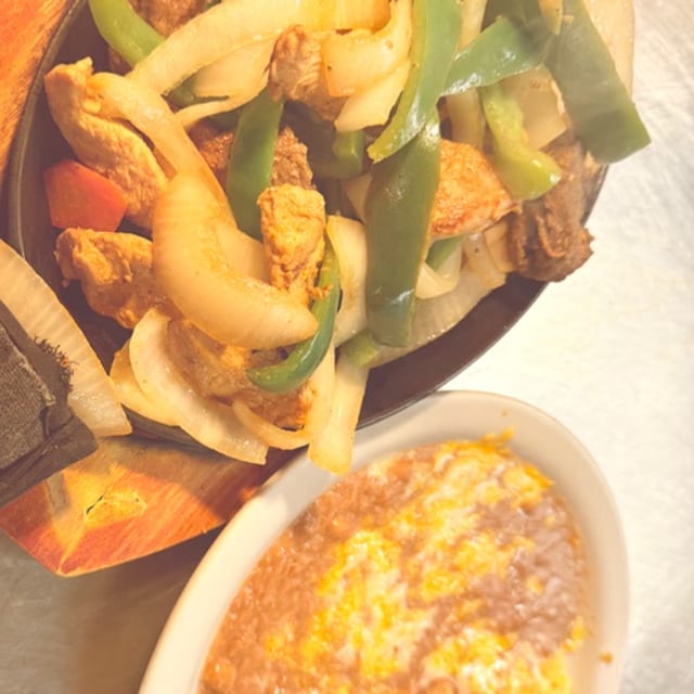Pollo Steak Combo Fajita.