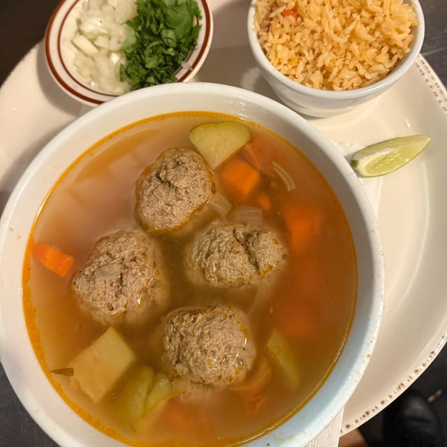 Albóndigas.