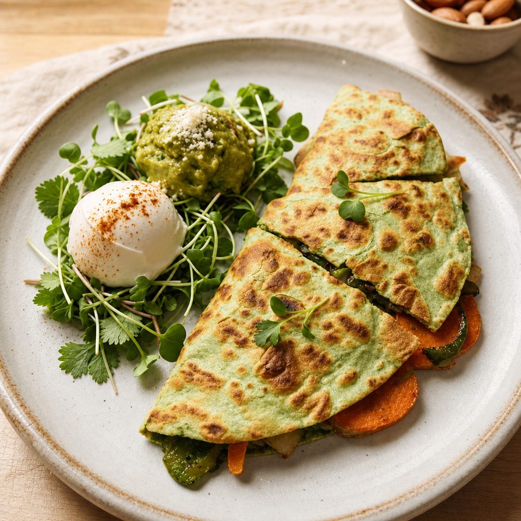 Veggie Quesadilla.